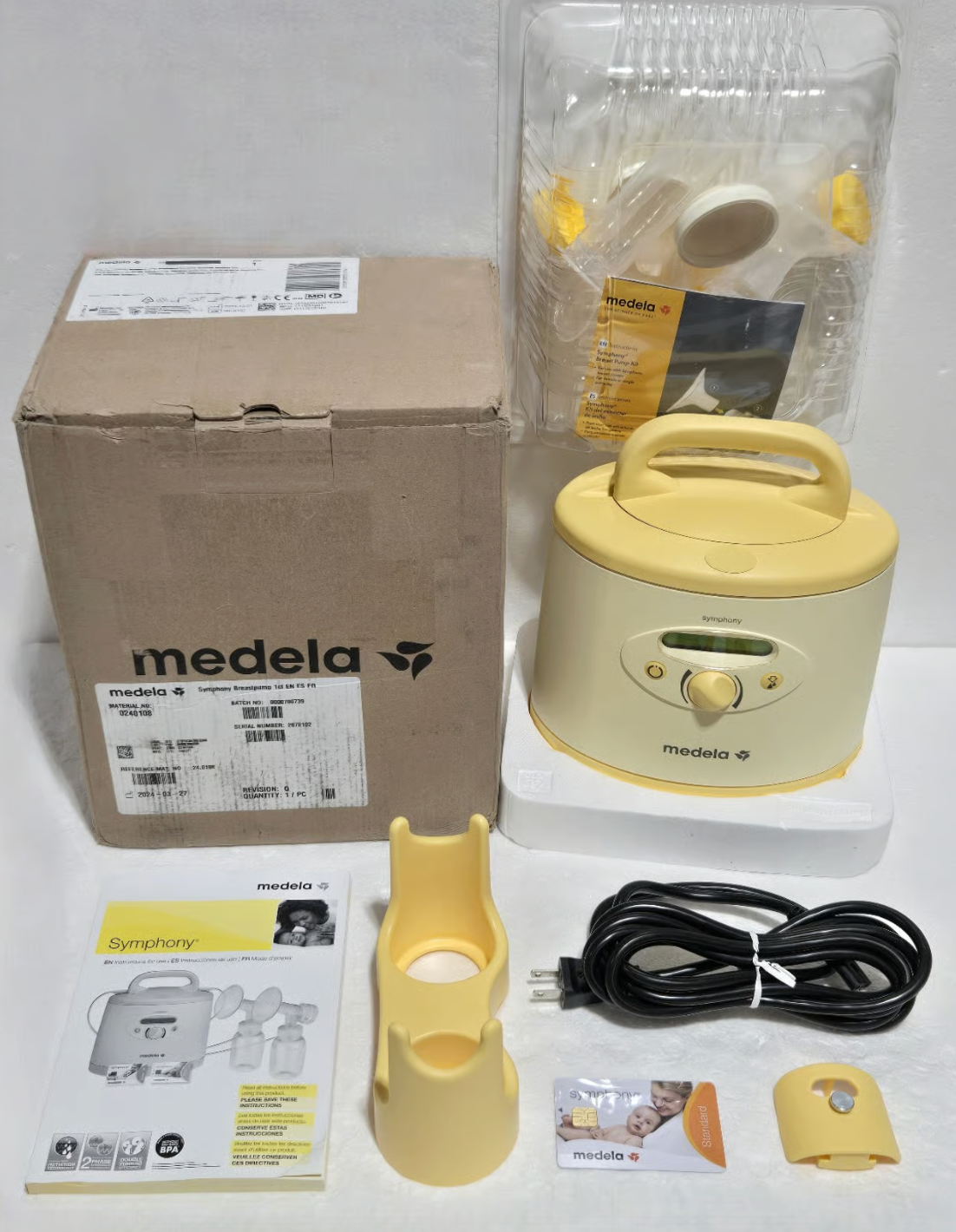 Medela Symphony 2.0 Breast Pump 2023 – Hospital-Grade – Only 31 Minutes Use + New Initiation Kit