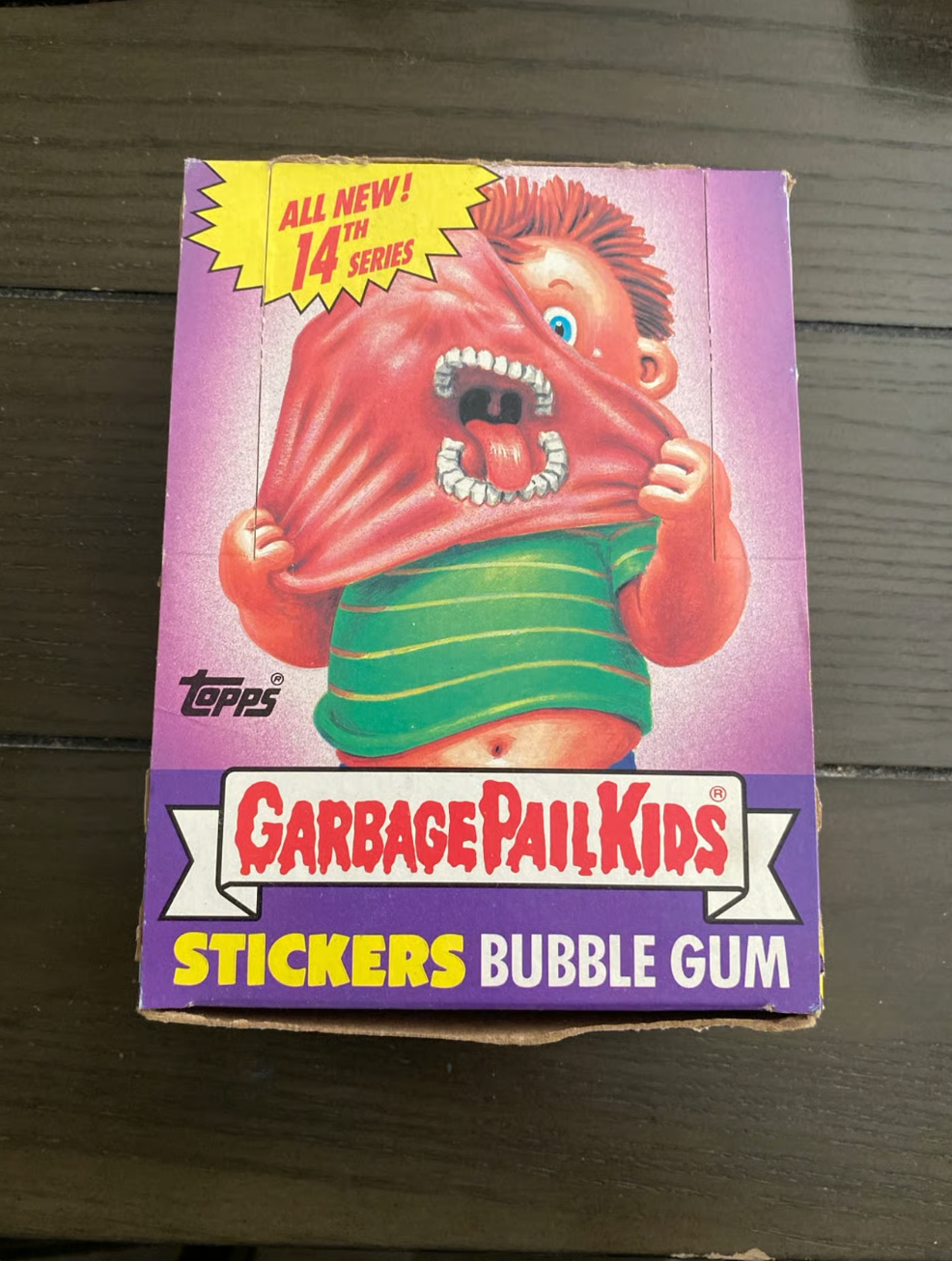 Garbage Pail Kids 14th Series Full Box – 48 Unopened Packs – Vintage GPK Trading Cards – Great Condition