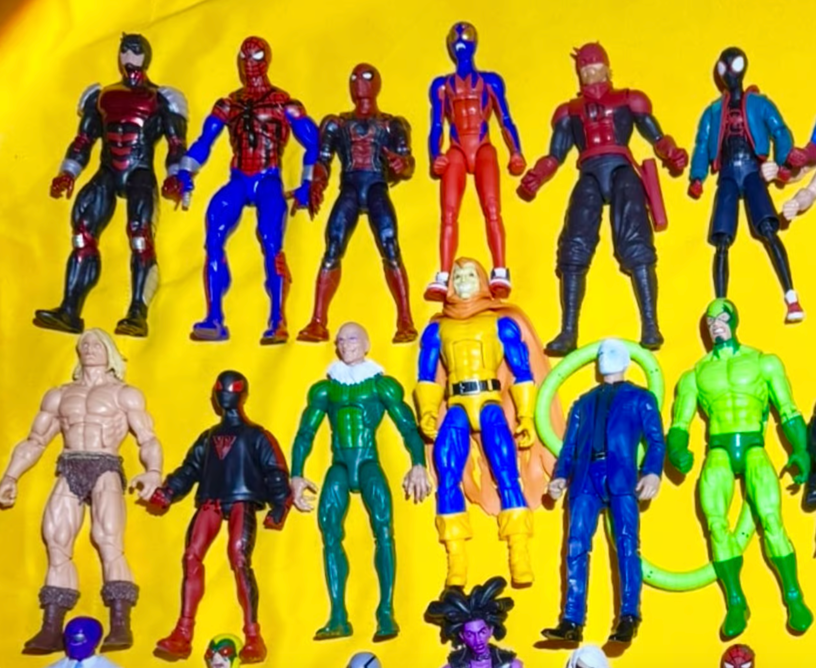 Marvel Legends Spider-Man & Venom – Retro Classic Cartoon – Loose Figure