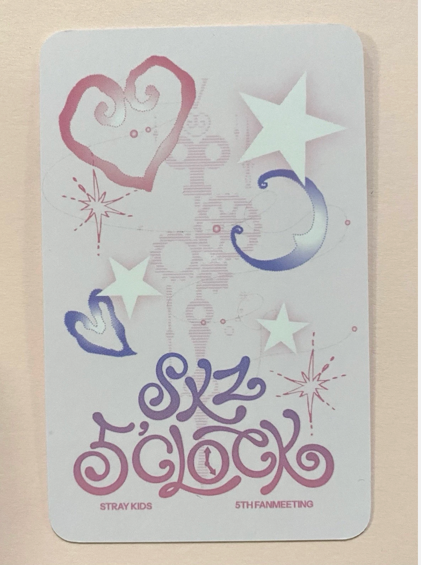 Stray Kids Official 5’CLOCK Leebit SKZOO Teddy Bear + Passport + Lee Know POB