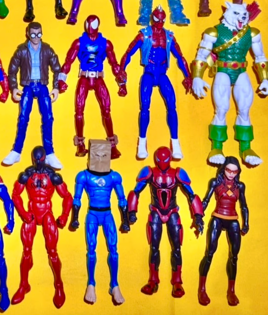 Marvel Legends Spider-Man & Venom – Retro Classic Cartoon – Loose Figure