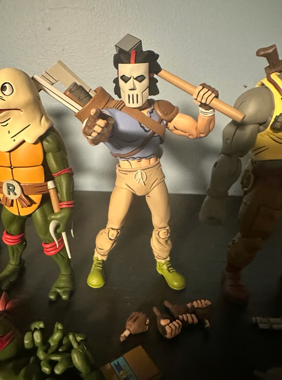 NECA TMNT Lot – 11 Pizza Club Figures – Shredder, Casey Jones & More – Complete Set