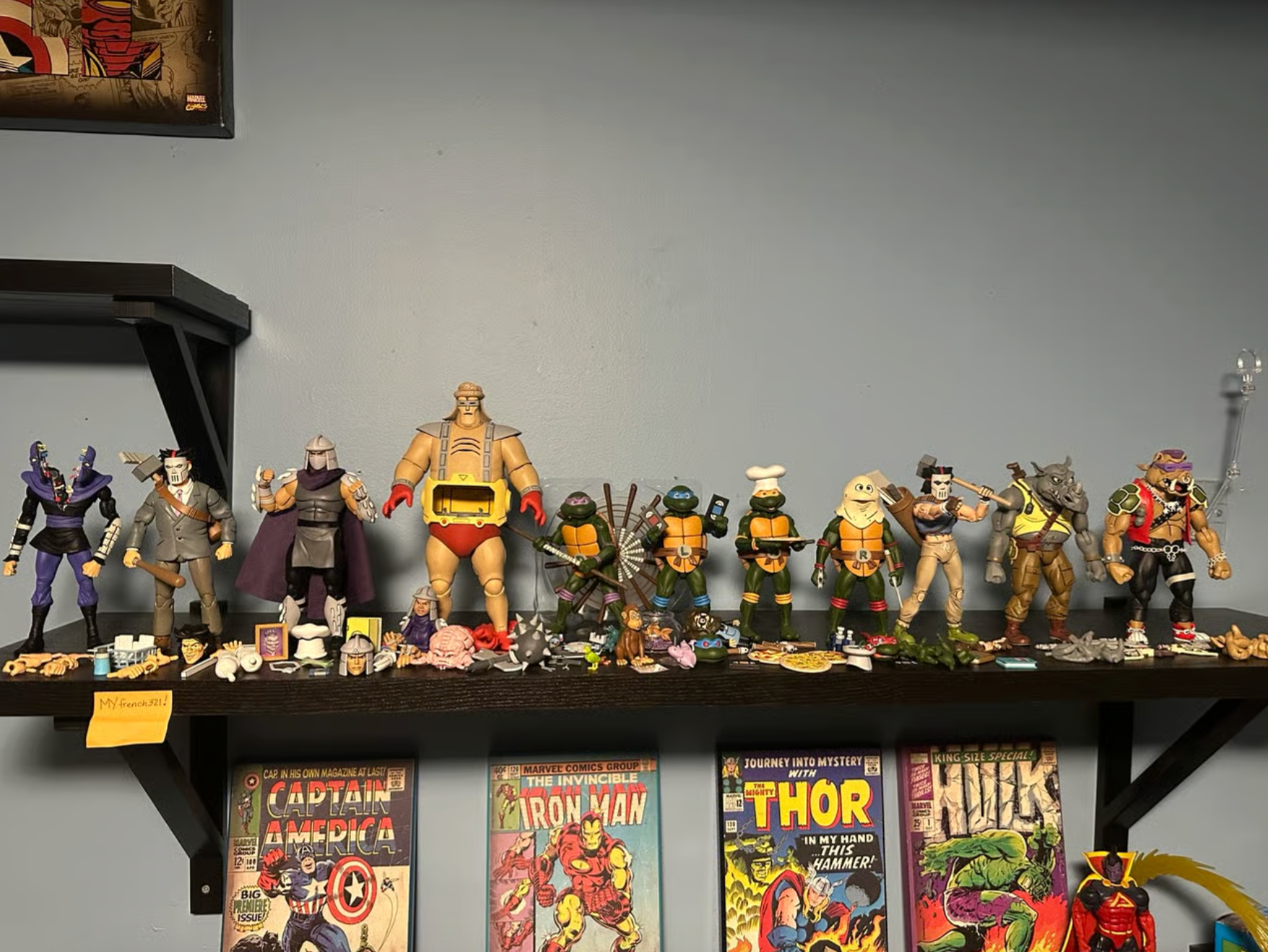 NECA TMNT Lot – 11 Pizza Club Figures – Shredder, Casey Jones & More – Complete Set