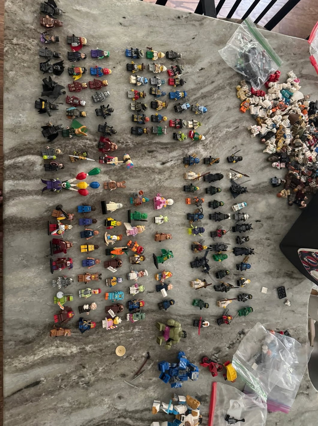 LEGO Minifigure Lot – Rare Mix Star Wars, Marvel, DC, Ninjago + Darth Revan Included