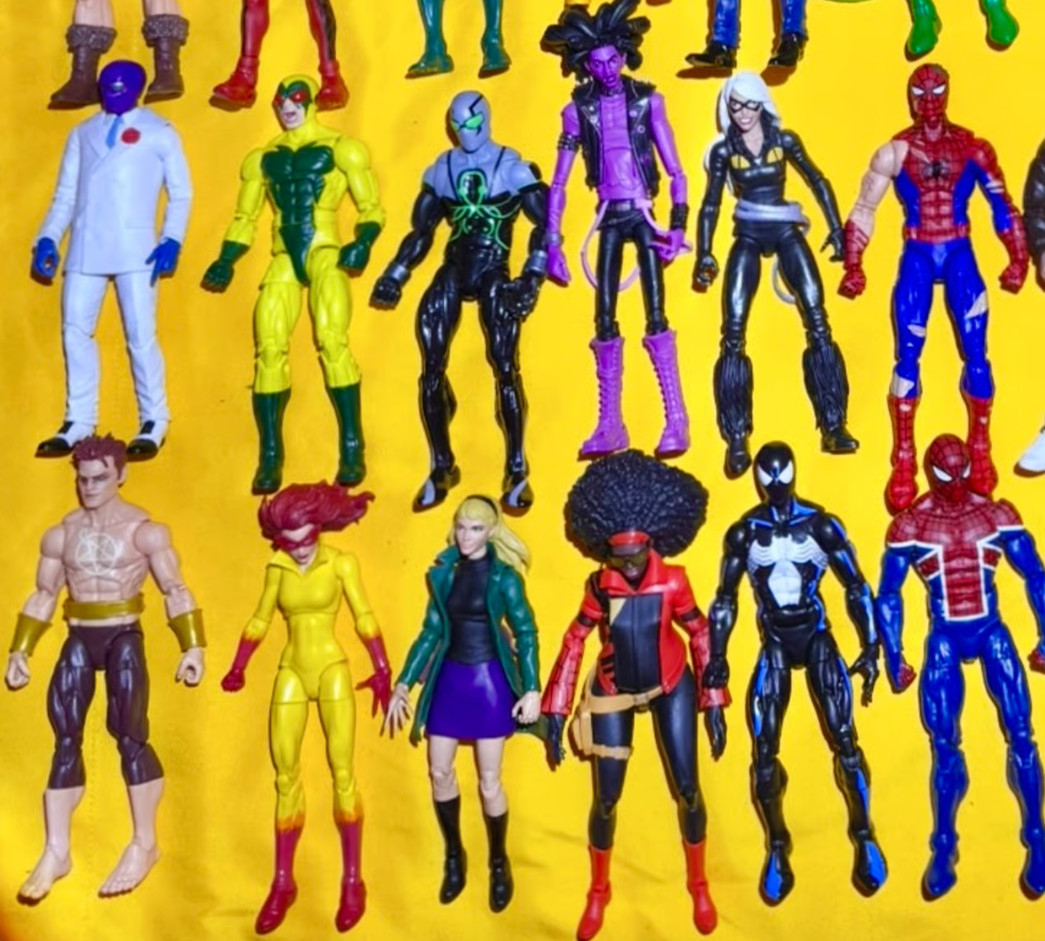 Marvel Legends Spider-Man & Venom – Retro Classic Cartoon – Loose Figure