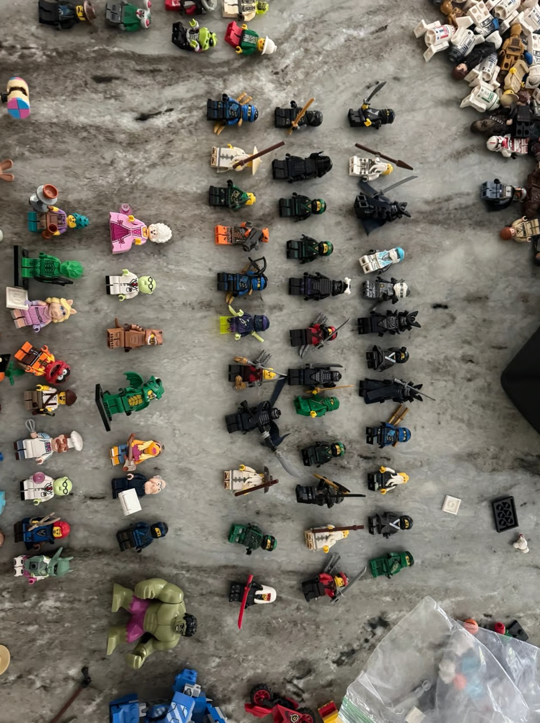 LEGO Minifigure Lot – Rare Mix Star Wars, Marvel, DC, Ninjago + Darth Revan Included