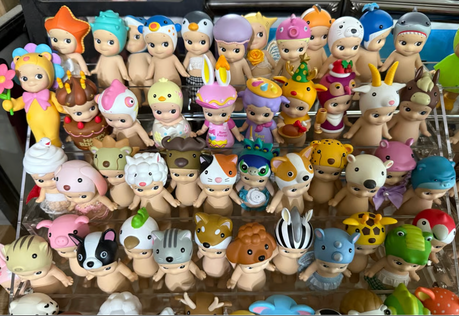 HUGE Sonny Angel Lot – 140 Figures | Rare Mix, Multiple Complete Series | Sold as One Set Only